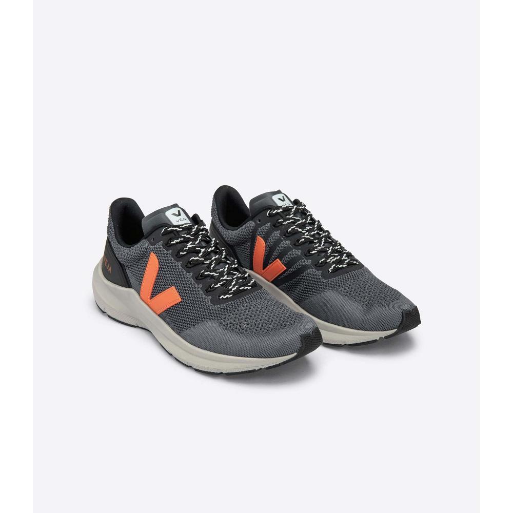 Veja MARLIN LT V KNIT Futócipő Férfi Orange/Black | HU 148XYU